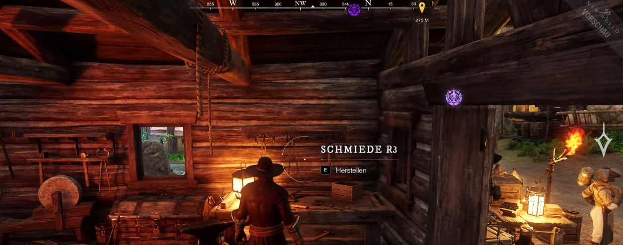 New World Waffenschmiedekunst Guide - Schmiede