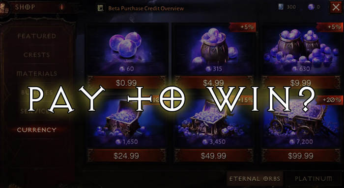 Is Diablo Immortal Pay to Win